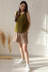 Image 2 of Loose linen blouse and sleeveless & relaxed fit Kathy from Baltic Linen